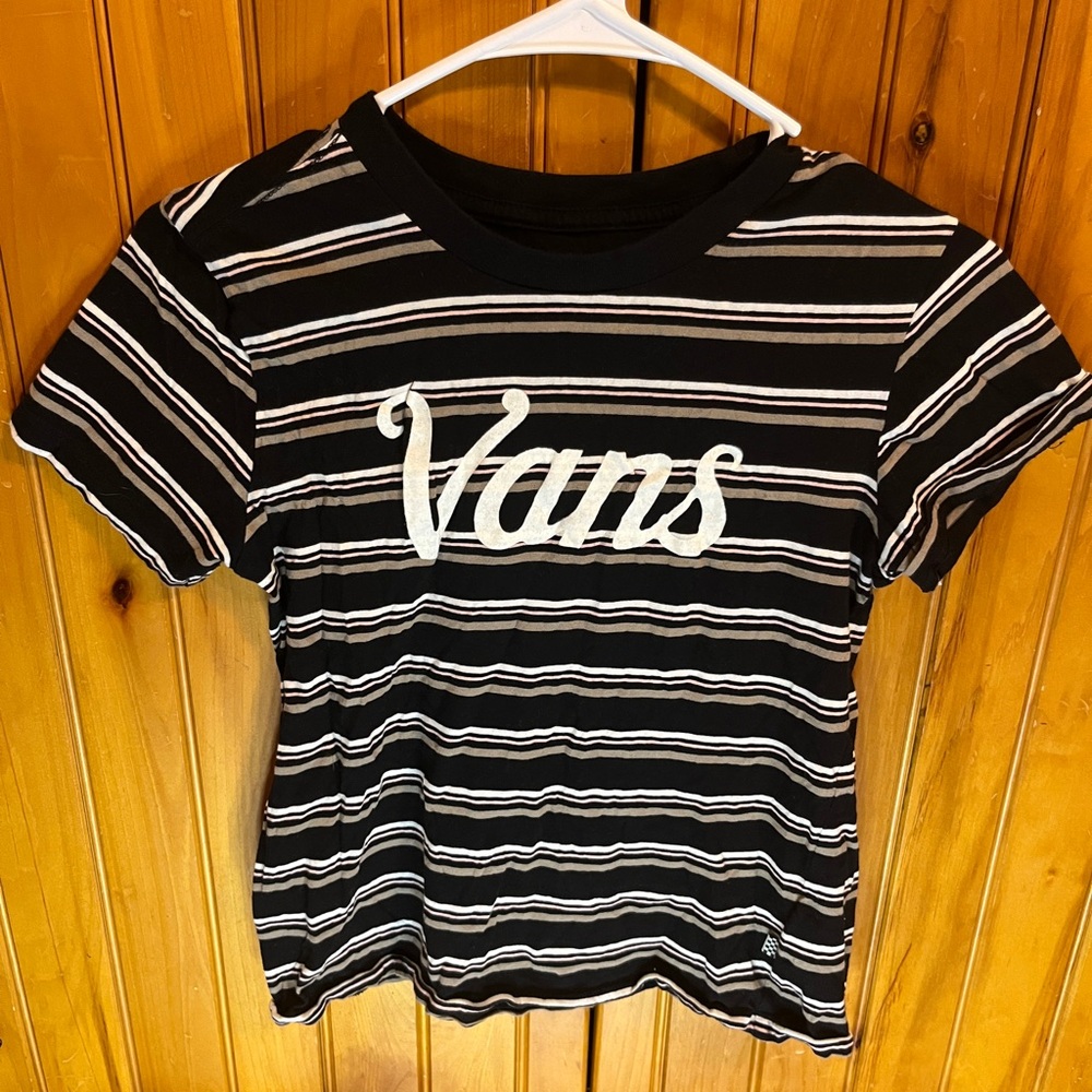 VANS Striped T-shirt XS